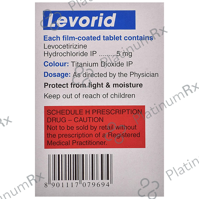 Levorid 5mg Tablet 10s