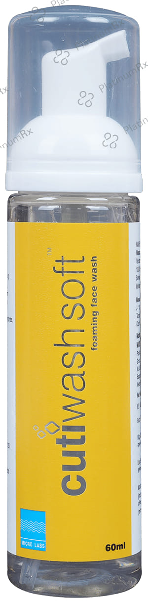 Cutiwash 5% Soft Foaming Face Wash 60ml