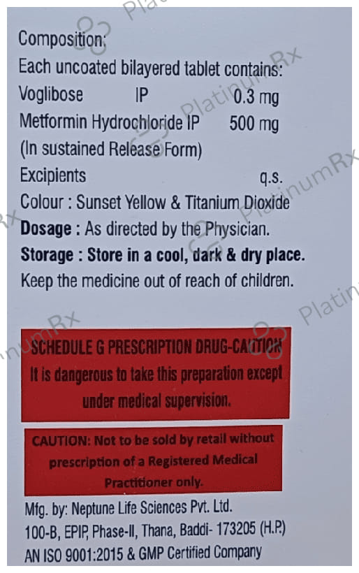 Vribose M 0.3 Tablet SR