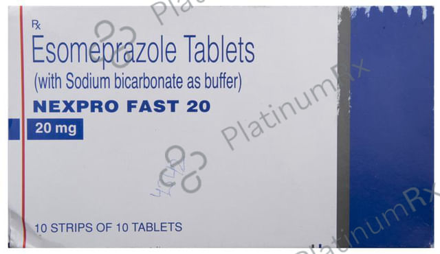 Nexpro Fast 20mg Tablet 10s
