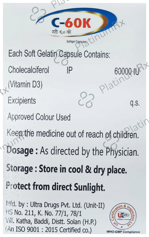 C 60000IU Softgel Capsule 4s