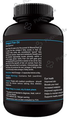 Sinew Nutrition Omega 3 Fish Oil 500mg Capsule 60s
