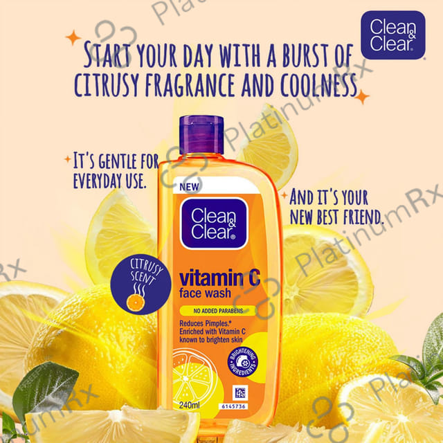 Clean & Clear Vitamin C Face Wash 240ml
