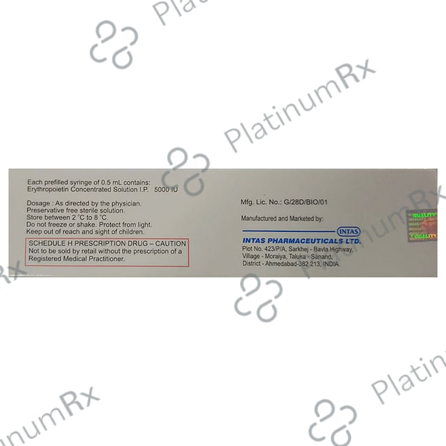 Epofit 5000IU Injection 1ml