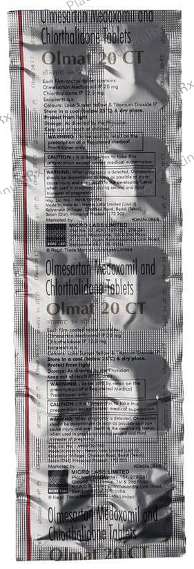 Olmat 20 CT Tablet 10 tablets