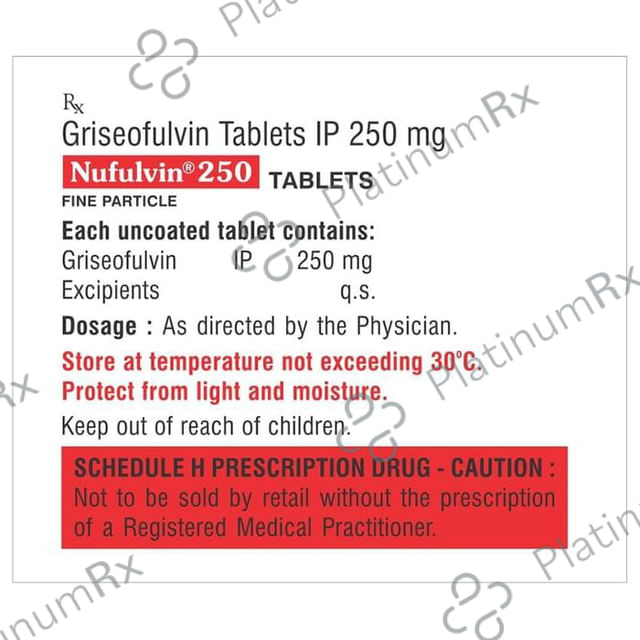 Nufulvin 250mg Tablet