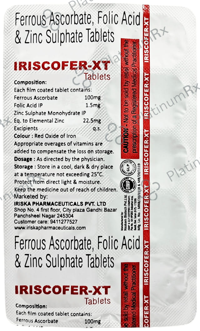 Iriscofer XT Tablet 10s
