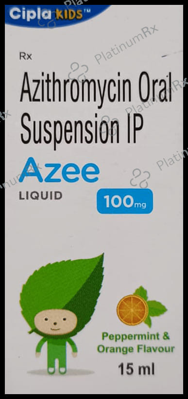 Azee 100mg Peppermint & Orange Oral Suspension 15ml