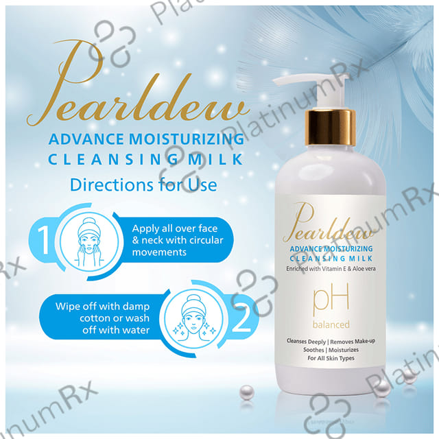 Pearldew Advance Moisturising Cleansing Milk 1 Bottle