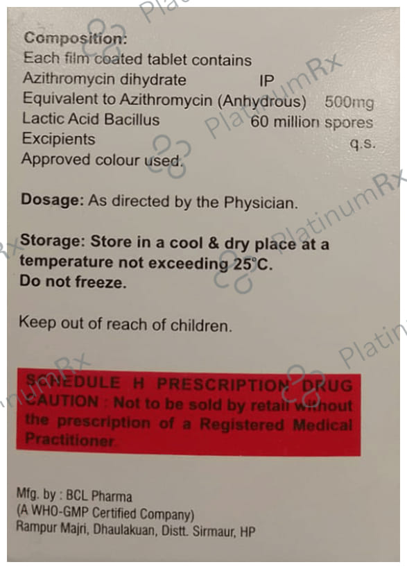 Abithro 500mg/60M Tablet 10s