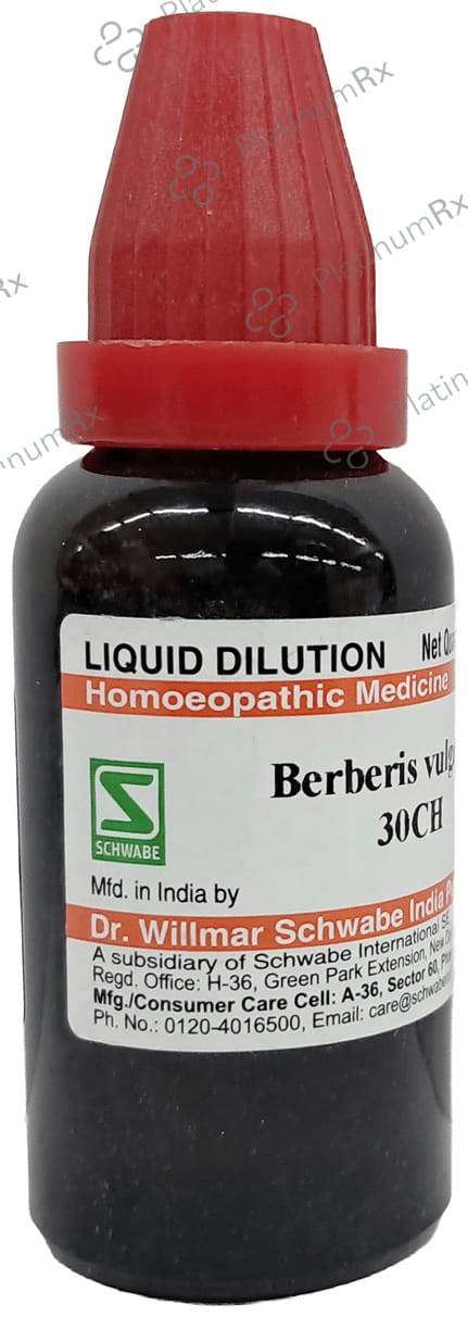 Dr Willmar Schwabe India Berberis Vulgaris Dilution 30 CH