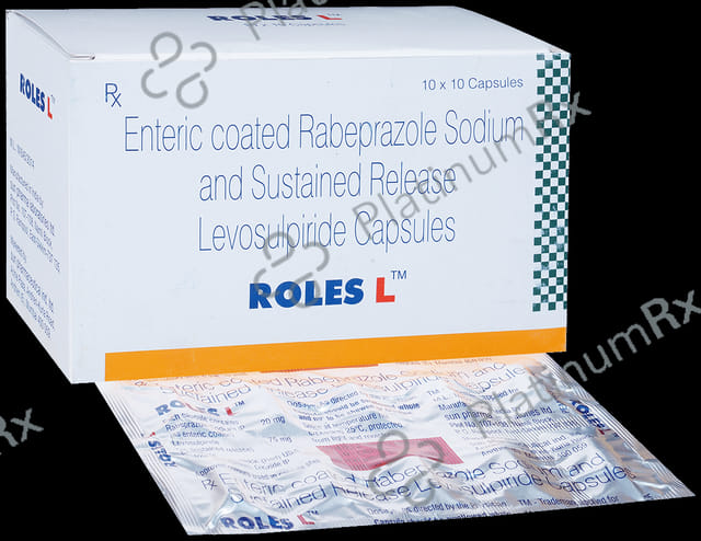 Roles L 75/20mg Capsule 10s