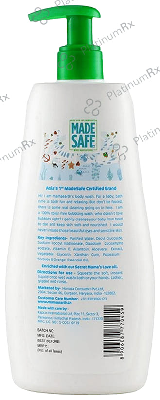 Mamaearth Deeply Nourishing Body Wash for Babies.