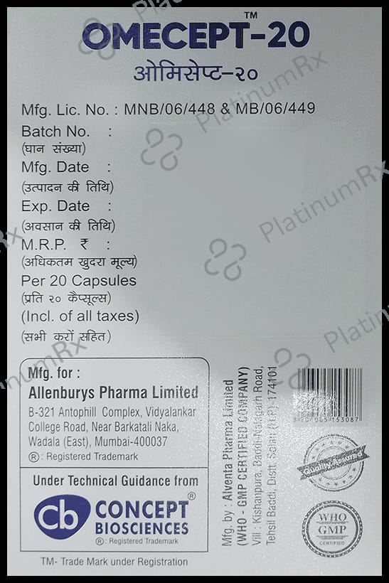Omecept 20 Capsule