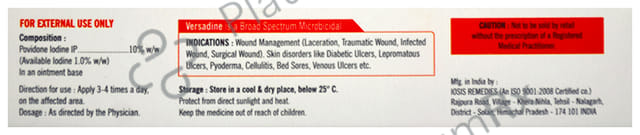 Versadine Microbicidal Ointment