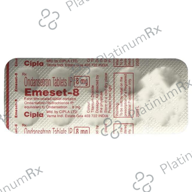 Emeset 8mg Tablet 10s