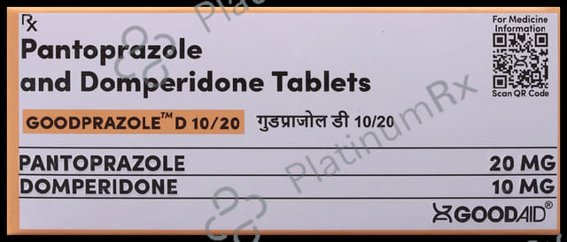 Goodprazole D 10/20mg Tablet 10s
