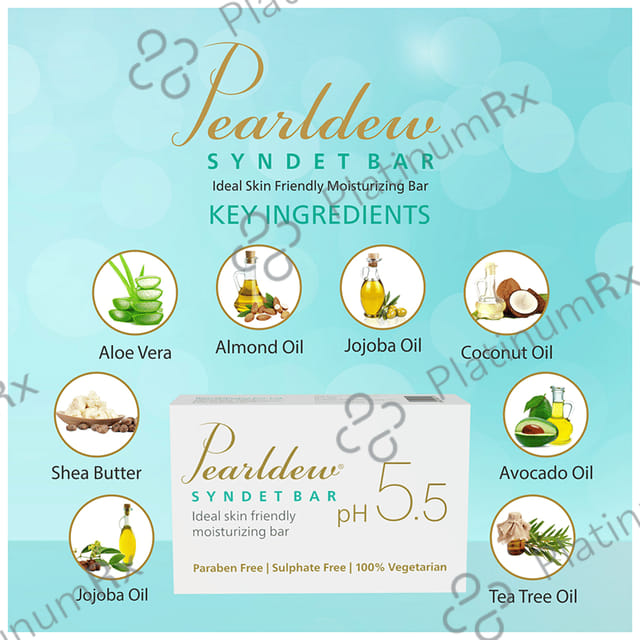 Pearldew PH 5.5 Syndet Bar 75gm