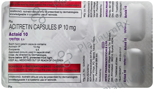 Actoid 10mg Capsule 10s