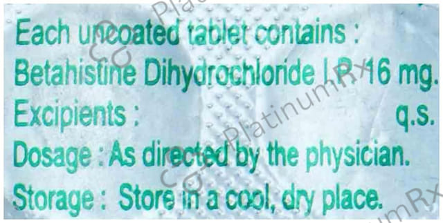 Vectra 16mg Tablet