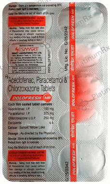 Dolofresh MR 100/325/250mg Tablet 10s
