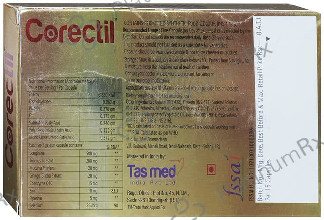 Corectil Capsule 15s
