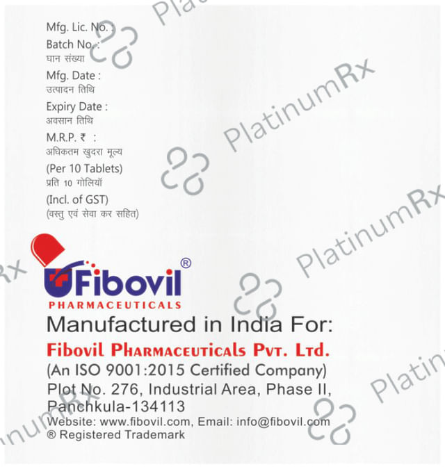 Vildox O 200/200mg Tablet 10s