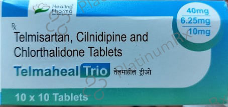 Telmaheal Trio 40/10/6.25 Tablet 10s