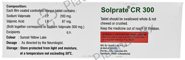 Solprate CR 300 Tablet