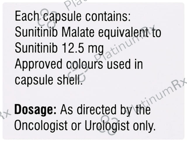 Sutinat 12.5mg Capsule 28s