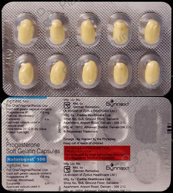 Naturogest 100mg Soft Gelatin Capsule 10s