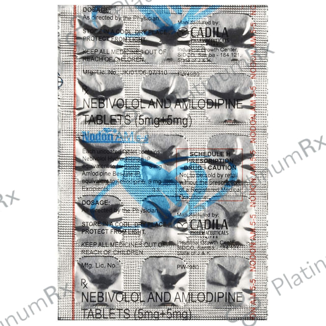 Nodon AM 5/5mg Tablet 15s