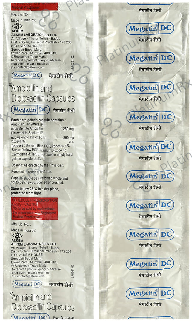 Megatin DC 250/250mg Capsule 10s