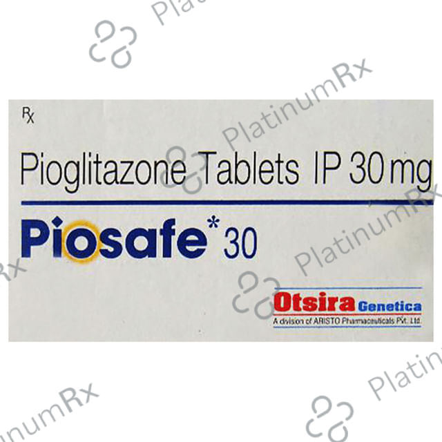 Piosafe 30mg Tablet 10s