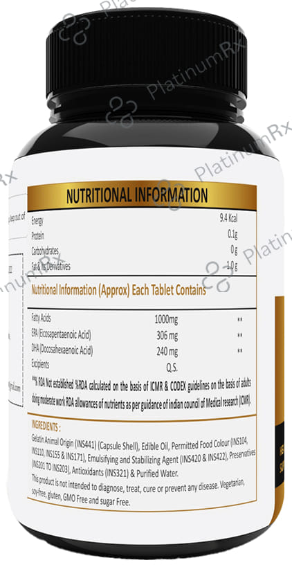 Indian Whey Omega 3 Fish Oil Capsule 90s