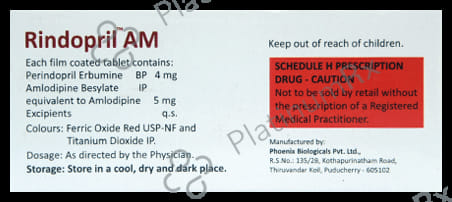 Rindopril AM 5/4mg Tablet 10s