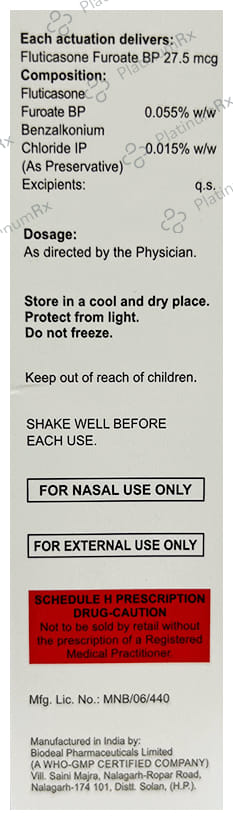 Nasohold Nasal Spray 120 MD 6gm