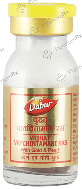 Dabur Vrihat Vatchintamani Ras with Gold and Pearl Tablet 30 tablets