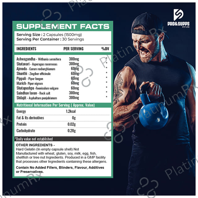 Muscle Dominator Mass Gain 1500mg Capsule