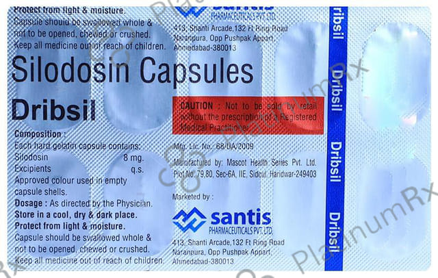 Dribsil 8mg Capsule 10s