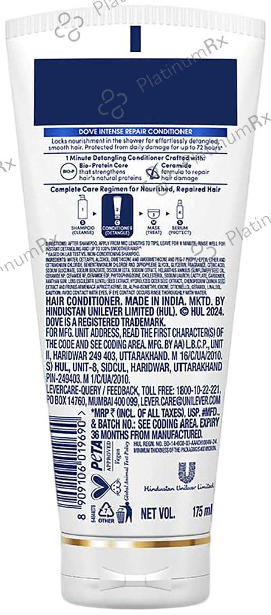 Dove Intense Repair Conditioner 175 Conditioner