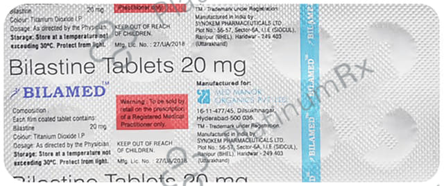 Bilamed 20mg Tablet 10s
