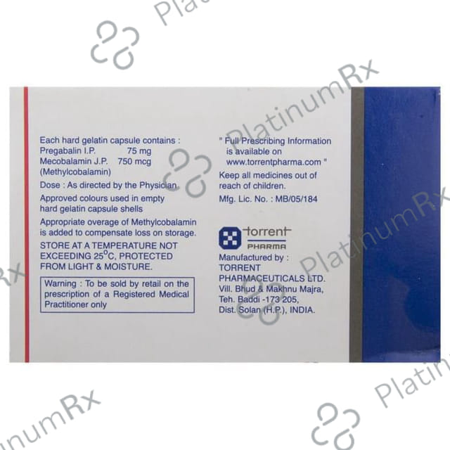 Pregalin X 75 Capsule 10 capsules