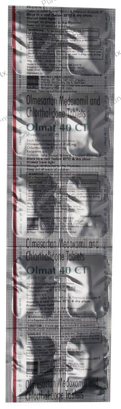 Olmat 40 CT Tablet 10 tablets