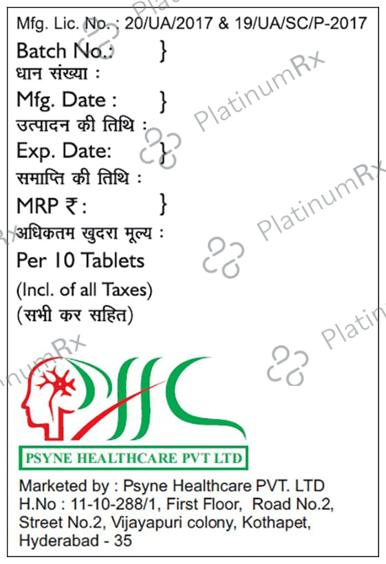 Psypram Plus 10/0.5mg Tablet 10s