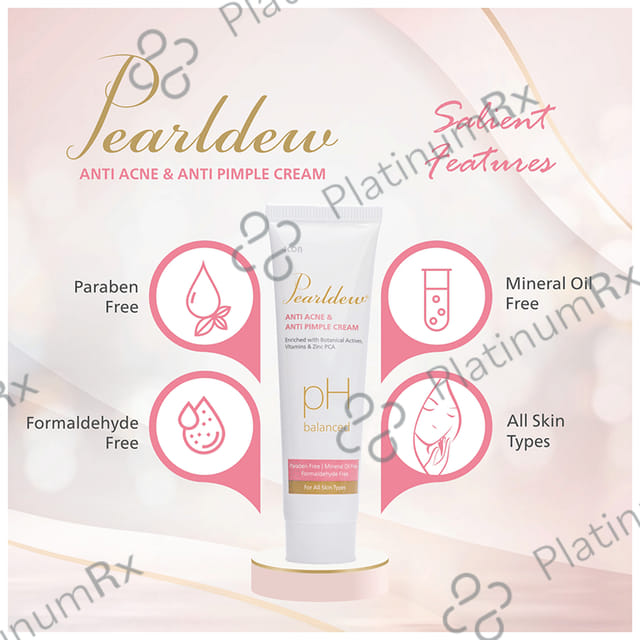 Pearldew Anti Acne & Anti Pimple Cream (25gm Each) 4 Tubes
