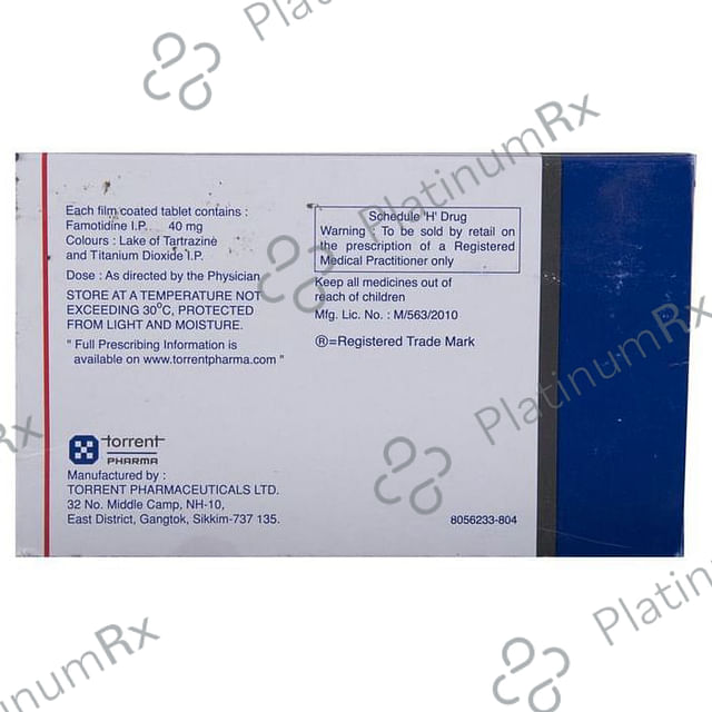 Topcid 40mg Tablet 14s