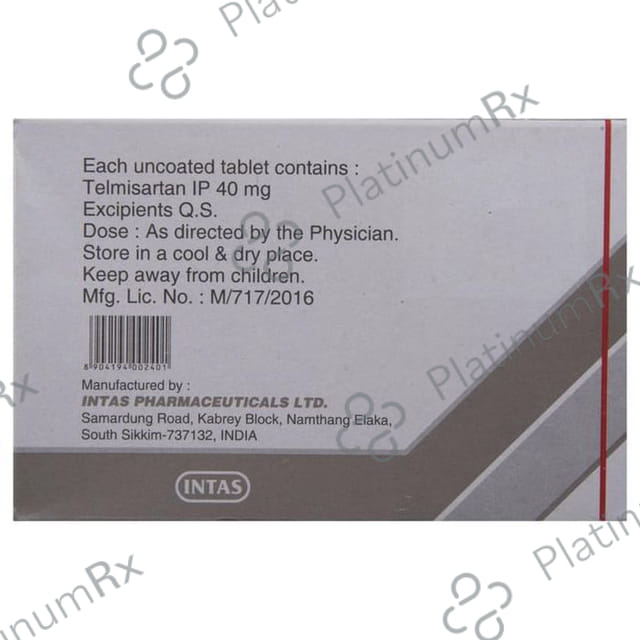 Sartel 40mg Tablet 15s