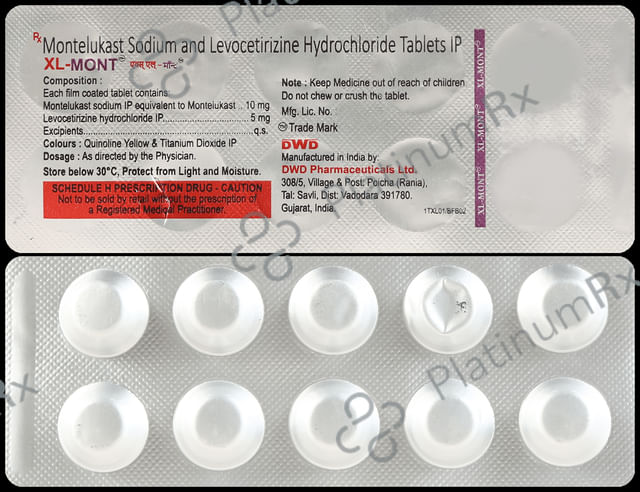 XL Mont 5mg/10mg Tablet