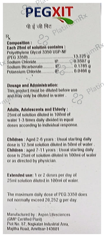 Pegxit Oral Solution 100ml